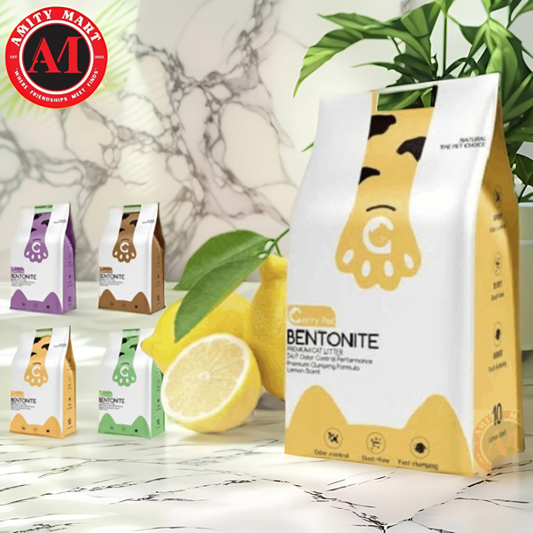 043. GERRY PET CAT LITTER LEMON 25LTR 20KG