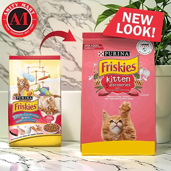 090. Friskies Kitten Discoveries 1kg Custom