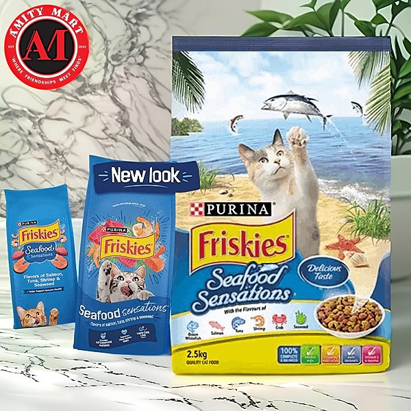 096. Friskies Seafood Sensations 2.5kg (Custom) Friskies Purina Seafood Sensations 2.5kg - Image 1
