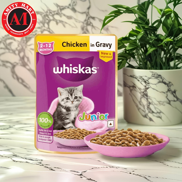 67. Whiskas Chicken Gravy 80G 2 12months 1