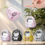 Cute Cat LED Keychain Flashlight (3 color)