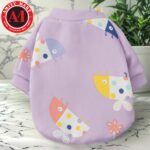 Autumn Winter Dress For Pets - Sweatshirt Comfort Warm Plus Velvet Clothing - Image 6