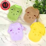 Bear Pattern Pets Dress Vest Winter - Warm Clothes for Cats & Dogs Puppy