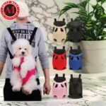 Portable Pet Front/Back Carrier Backpack (Blue & Red Color) - Image 2