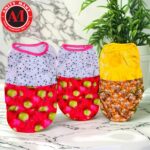 Soft Cotton Fabric Pet Cat Sleeveless Dress for Summer & Easy to Wear