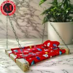 Cat Hammock Bed (Adjustable Space-saving durable Wooden Hanging hammock) (Pink) - Image 2