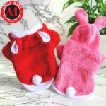 Rabbit Ear Pets Dress For Cats & Dogs Hooded Party Dress - Image 5