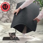 Waterproof Nonslip Honeycomb Double Layer Pet Litter Box Trapping Mat - Image 3