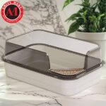 Extra Large Cat Semi Enclosed Litter Box