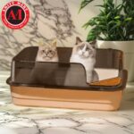 Extra Large Cat Semi Enclosed Litter Box - Image 3