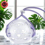 Kitten Cat Grooming Pet Mouth Cone Cover Anti-Bite Cat Mask / Cat Muzzle Transparent - Image 2