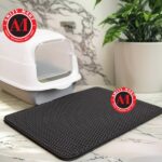 Waterproof Nonslip Honeycomb Double Layer Pet Litter Box Trapping Mat