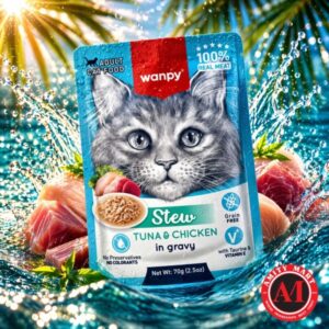 Wanpy Stew Tuna & Chicken in Gravy 70gm