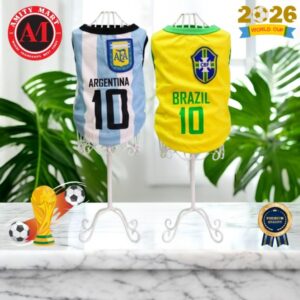 Cat / Pet Sleeveless Football Team Premium Jersey / Dress Imported (No Exchange)