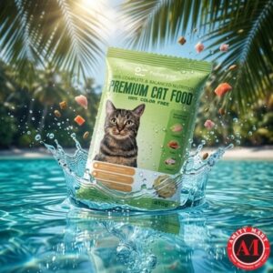 Haisenpet Premium Dry Cat Food Adult Chicken, Tuna & Turkey 450gm