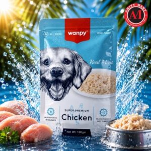 Wanpy Super Premium Pouch for Dog Chicken 100gm