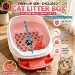 Cat XL Size Detachable Tray Litter Box 800gm (Imported)