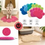 Paw Shaped Cat Litter Mat - Image 2