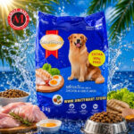 Smart Heart Adult Dog Dry Food Chicken & Egg Flavor 3KG (Extra 300gm)