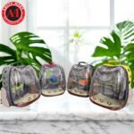 Transparent Cat Carrier Apple Shape Cativus Bag (Made in Bangladesh)