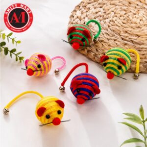 Mice Mouse Cat Kitten Play Fun Interactive Toy With Catnip / Pet Toy Rat Scratching Ball
