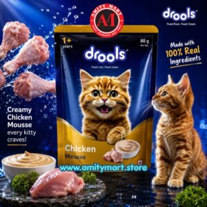 Drools Adult 1+years Cat Pouch Chicken Mousse Flavor 80g