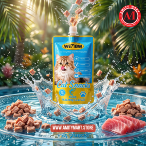 WiMOW Tuna Cat Snacks Meat Past 90g – Grain Free Cat Treats