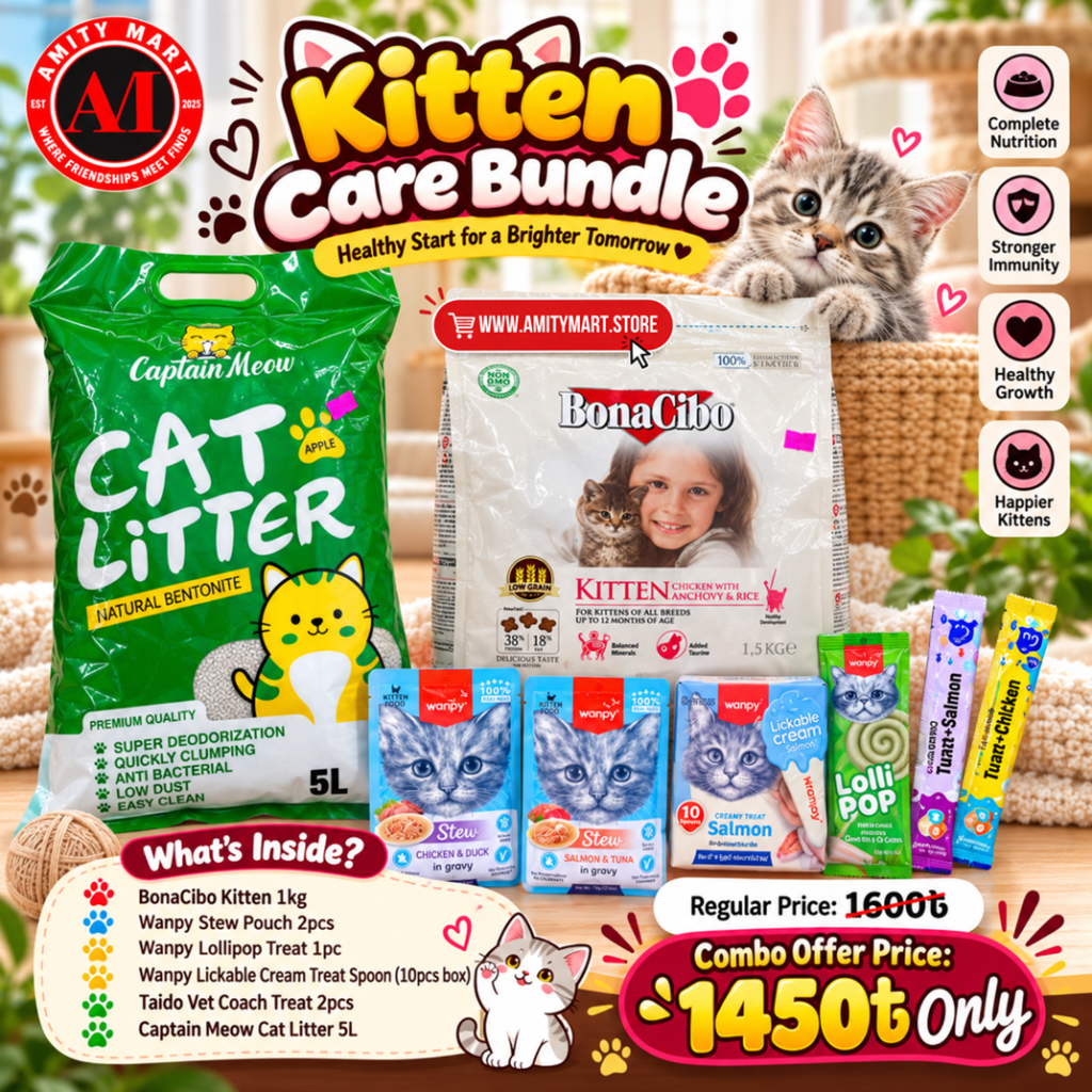 Kitten Care Bundle Complete Food Treat Litter Combo