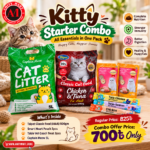 Kitty Happy Starter Combo | 4-in-1 Cat Care Pack (Combo 1)